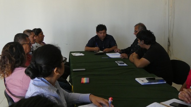 Representantes de la EPS Grau sostuvieron reunión con alcalde en Auditorio Municipal