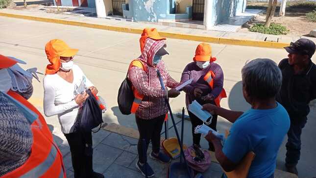 Continúan los trabajos de descolmatación en Caleta Cabo Blanco
