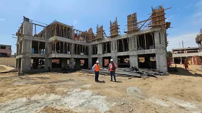 Construcción del nuevo Instituto Superior Tecnológico Público de Chocope presenta un 17% de avance