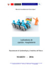 Vista preliminar de documento Indicadores de Gestión Hospitalaria del INEN - Marzo 2016