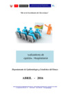 Vista preliminar de documento Indicadores de Gestión Hospitalaria del INEN - Abril 2016