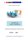 Vista preliminar de documento Indicadores de Gestión Hospitalaria del INEN - Junio 2016