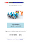 Vista preliminar de documento Indicadores de Gestión Hospitalaria del INEN - Noviembre 2016