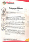 Vista preliminar de documento ORDENANZA MUNICIPAL N° 029-2023-MDQ - REGLAMENTO QUE REGULA LA TENENCIA RESPONSABLE, PROTECCION Y CONTROL DE CANES Y FELNOS DOMESTICOS