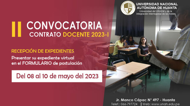 Imagen de la convocatoria