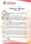 Vista preliminar de documento ORDENANZA MUNICIPAL N°028-2023-MDQ - EXONERACION DEL 30% DE TRAMITE POR CONSTANCIA DE POSESION CP. LOS ANGELES