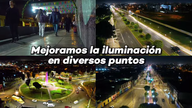 Iluminamos los espacios públicos donde ocurrían robos y asaltos con frecuencia.