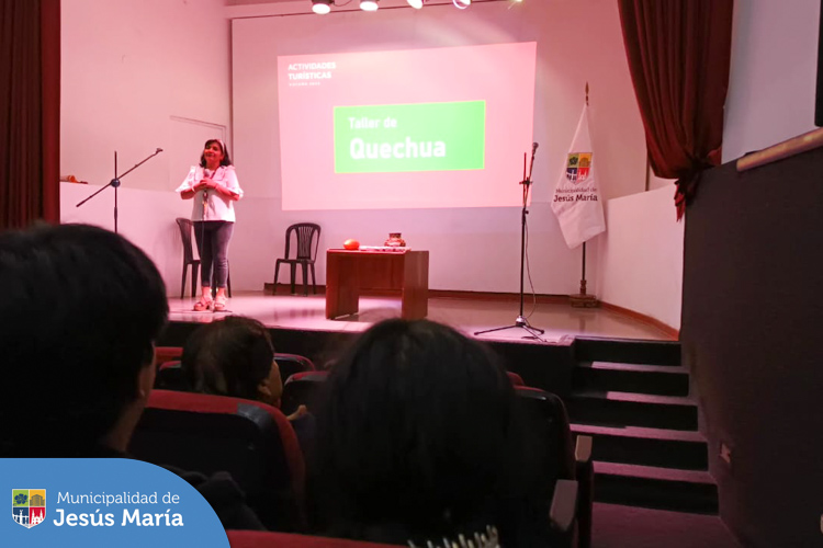 Taller de Quechua donde nuestro vecinos jesusmarianos se divirtieron aprendiendo de este hermoso idioma.