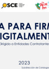 Vista preliminar de documento Guía para firmar digitalmente