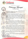 Vista preliminar de documento ORDENANZA MUNICIPAL N° 026-2023-MDQ - APROBAR LA EXONERACION DEL 50 % DEL DERECHO DE TRAMITE POR LICENCIA DE CONSTRUCCION PARA LOS BENEFICIARIOS DE TECHO PROPIO