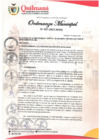 Vista preliminar de documento ORDENANZA MUNICIPAL N° 027-2023-MDQ - EXONERACION DEL 50 % POR CONSTANCIA DE POSESIÓN TEMPORAL CON FINES DE ACCESO A LOS SERVICIOS BASICOS PARA LA ASOCIACION PRO VICIENDA LAS PALMAS ETAPA II