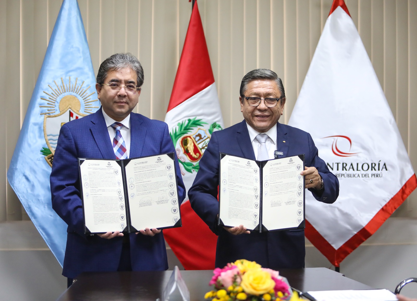 GORE Callao firma convenio con la contraloría para capacitar a funcionarios y consejeros