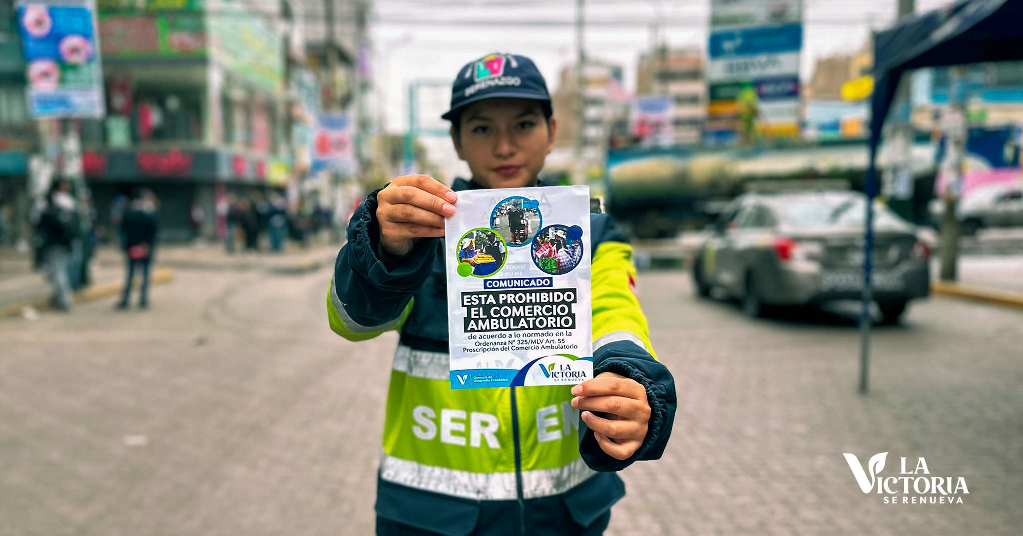 Operativo integral de erradicación del comercio informal en Gamarra