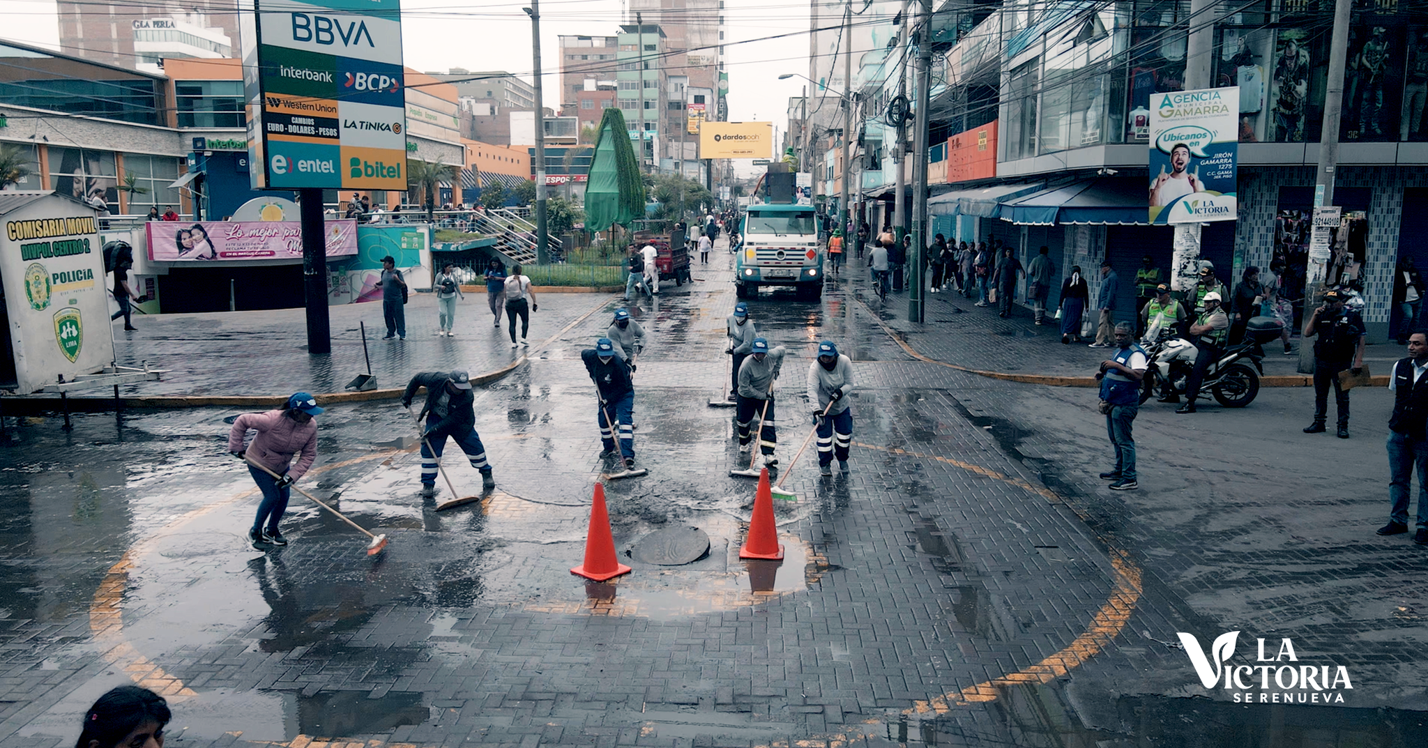 Operativo integral de erradicación comercio informal en Gamarra