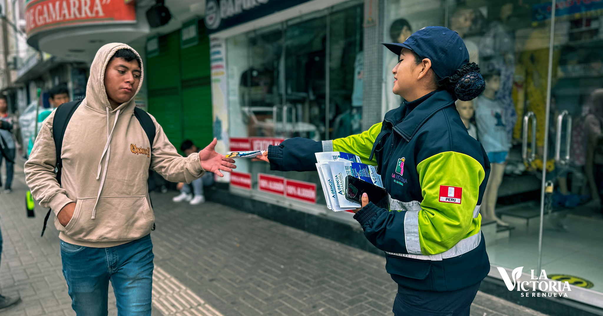 Operativo integral de erradicación comercio informal en Gamarra