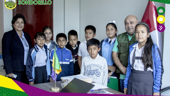 Visita de estudiantes de la I.E Primaria Sondorillo