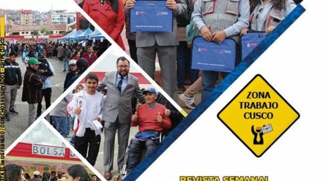 Archivo PDF de la Revista de Empleo "ZONA TRABAJO CUSCO" Edición N°095