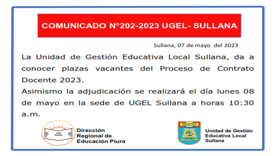 Comunicado N°202