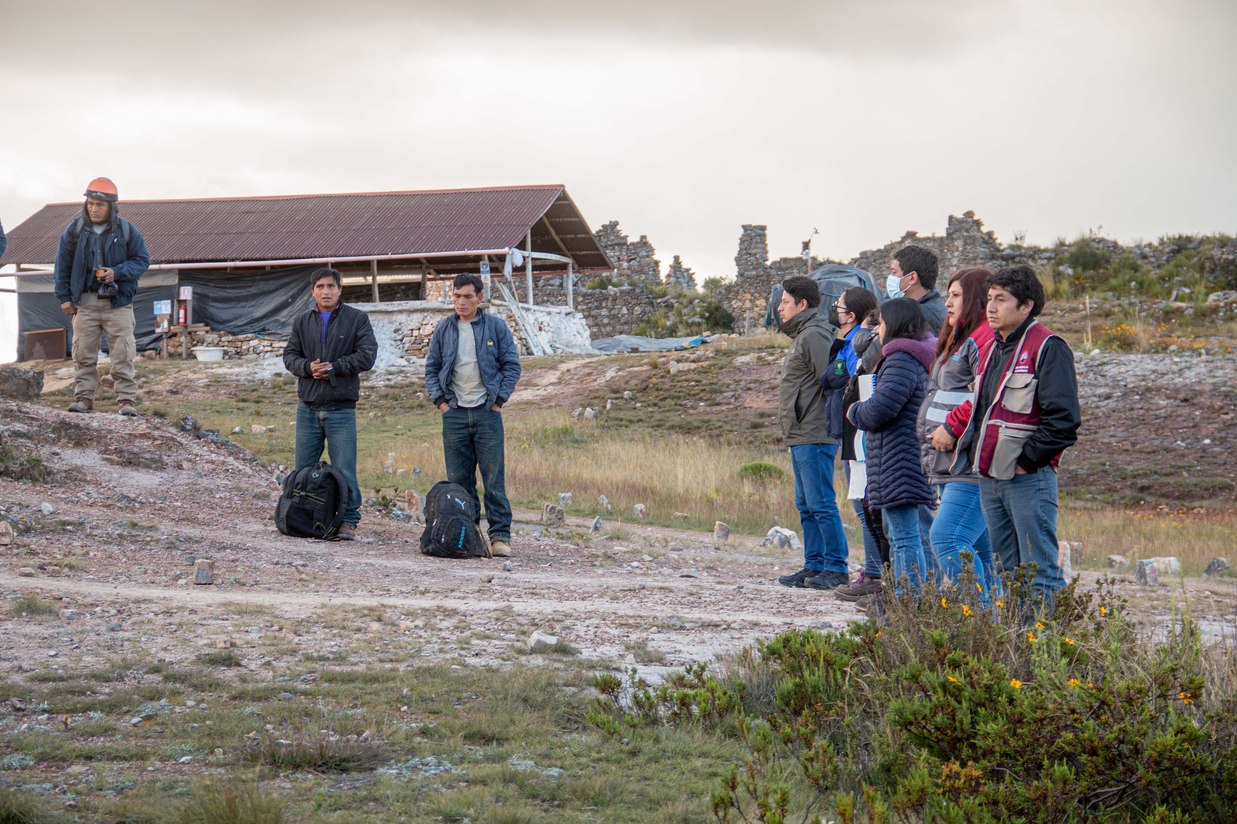 Servidores de instituciones de la localidad de Huamachuco exponen propuestas de desarrollo productivo ante la comunidad de Marcahuamachuco