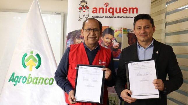 Agrobanco firma convenio con la Asociación de Ayuda al Niño Quemado (Aniquem)