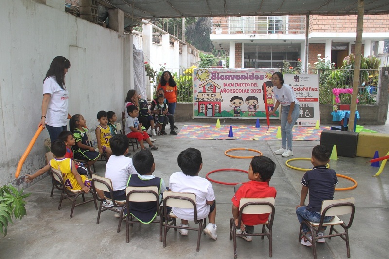 Demuna de Trujillo celebró su 29 aniversario con juegos para niños.