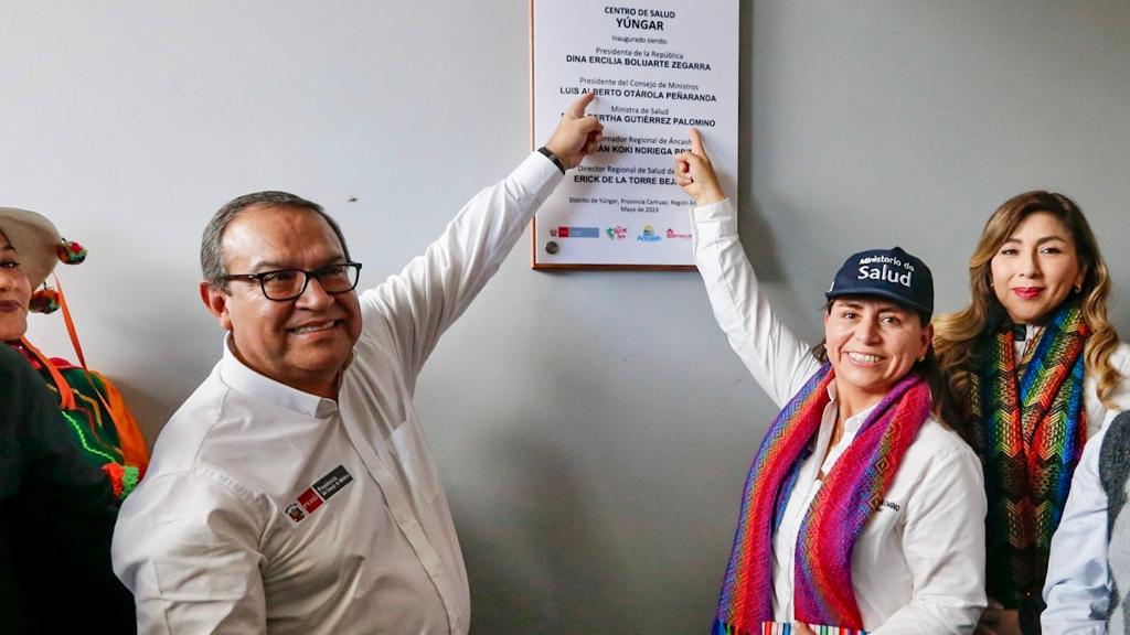Áncash: PCM y Minsa inauguran moderno Centro de Salud Yúngar que beneficiará a más de 3400 personas