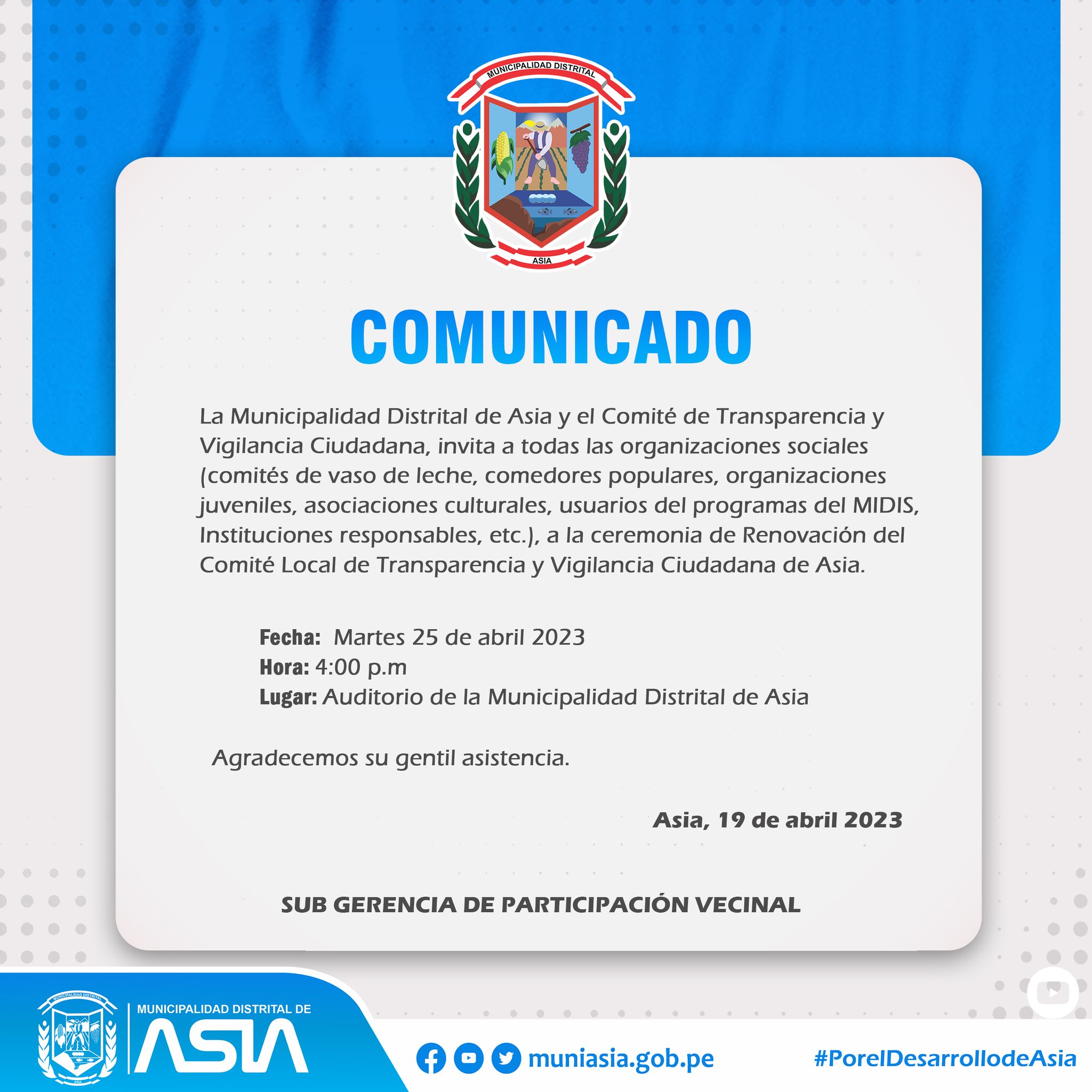 comunicado