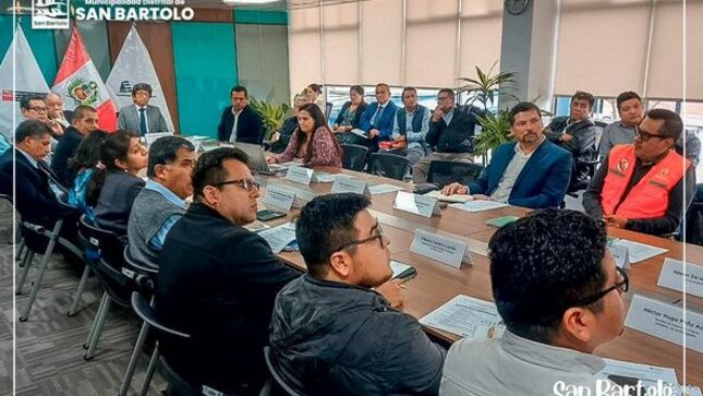 mesa de trabajo con los representantes del  Ministerio de Desarrollo Agrario y Riego del Perú