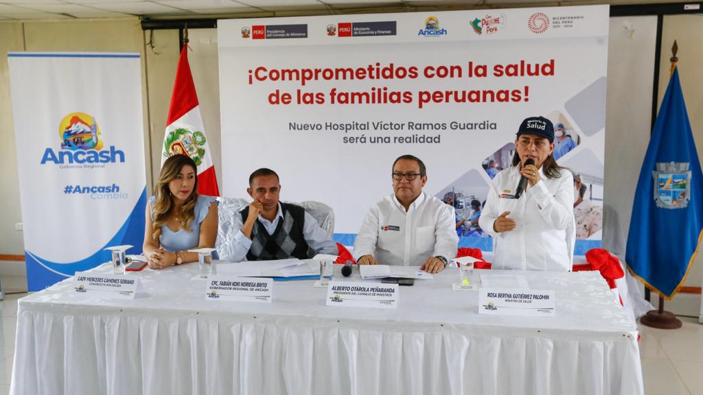 Áncash: Minsa inicia el proceso para la construcción del nuevo Hospital de Alta Complejidad Víctor Ramos Guardia