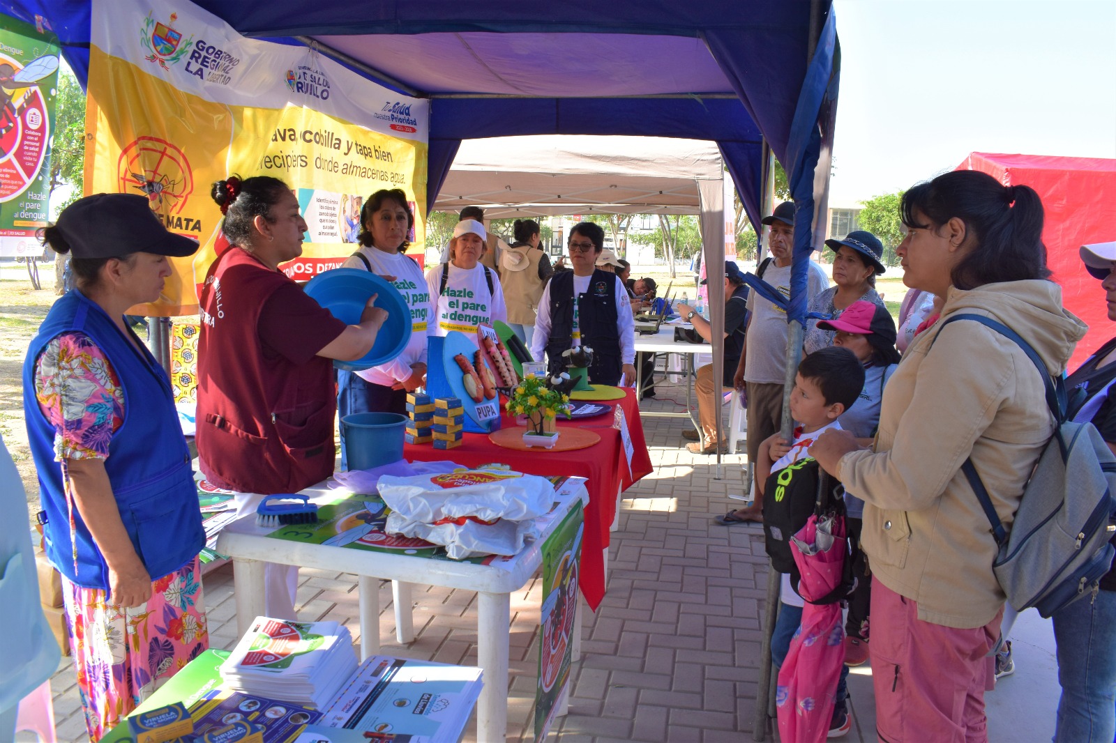 Cientos de personas se beneficiaron con campaña de salud integral en alto Trujillo