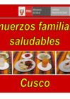 Vista preliminar de documento 14 Almuerzos FAMILIARES saludables Cusco 2024