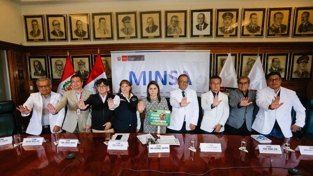 Minsa conforma grupo de expertos para hacer frente al dengue en 20 regiones del país