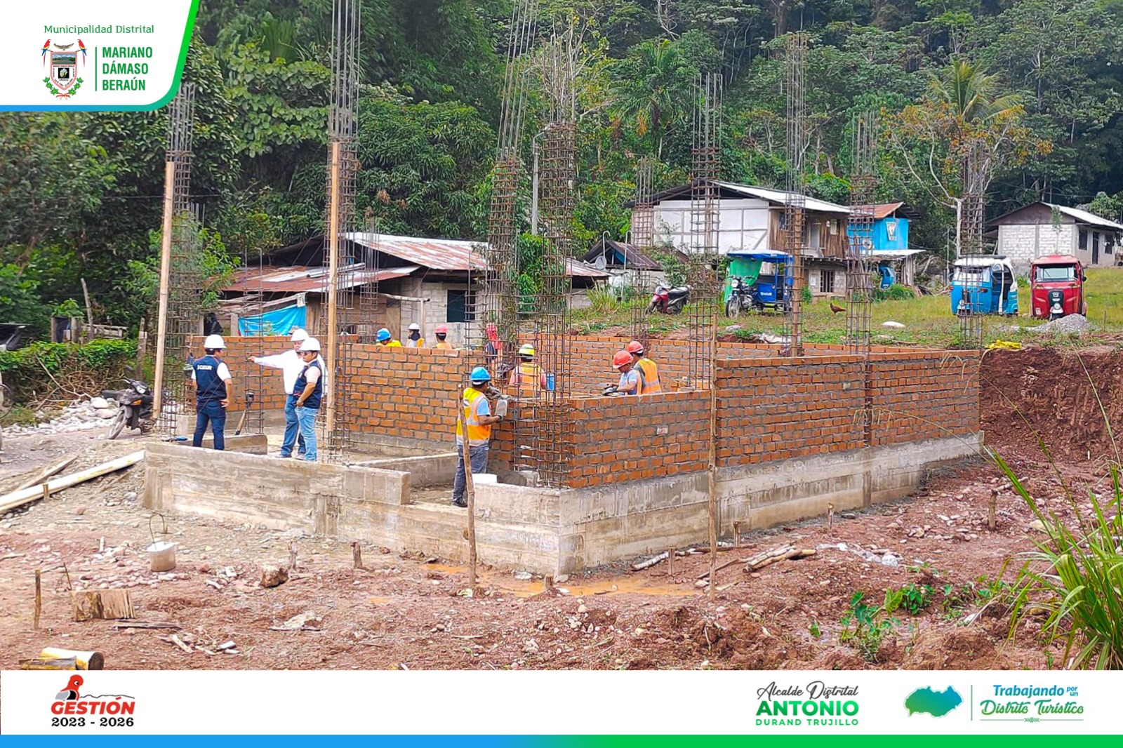 Construcción de local usos multiples del caserío Melitón Carbajal - Río Oro