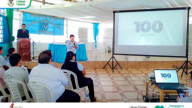 Rendición de cuentas de los 100 días de gestión municipal