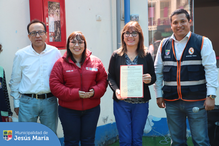 👏🏼 Felicitamos a las Instituciones educativas de nivel 091 Señor de los Milagros y 098 Niños de San Judas Tadeo por haber obtenido el Certificado de Inspección Técnica de Seguridad en Edificación (ITSE).