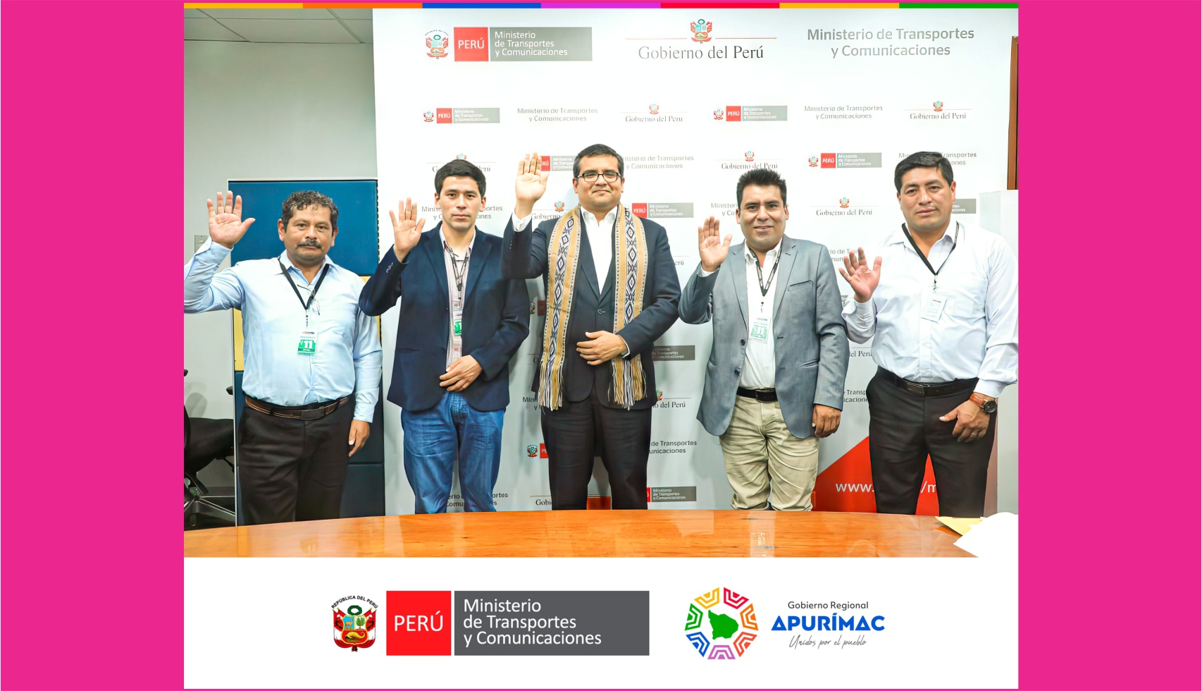 MTC y Gobernador Percy Godoy trabajan de la mano para garantizar ejecución de 27 puentes en Apurímac