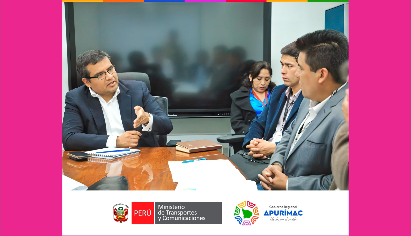 MTC y Gobernador Percy Godoy trabajan de la mano para garantizar ejecución de 27 puentes en Apurímac
