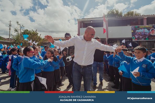 La Municipalidad Provincial de Cajamarca y Lurawi Perú, inauguraron la actividad de intervención inmediata que realizarán 43 padres de familia