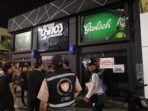 Esta vez su cerrado temporalmente el video pub Chinos.
