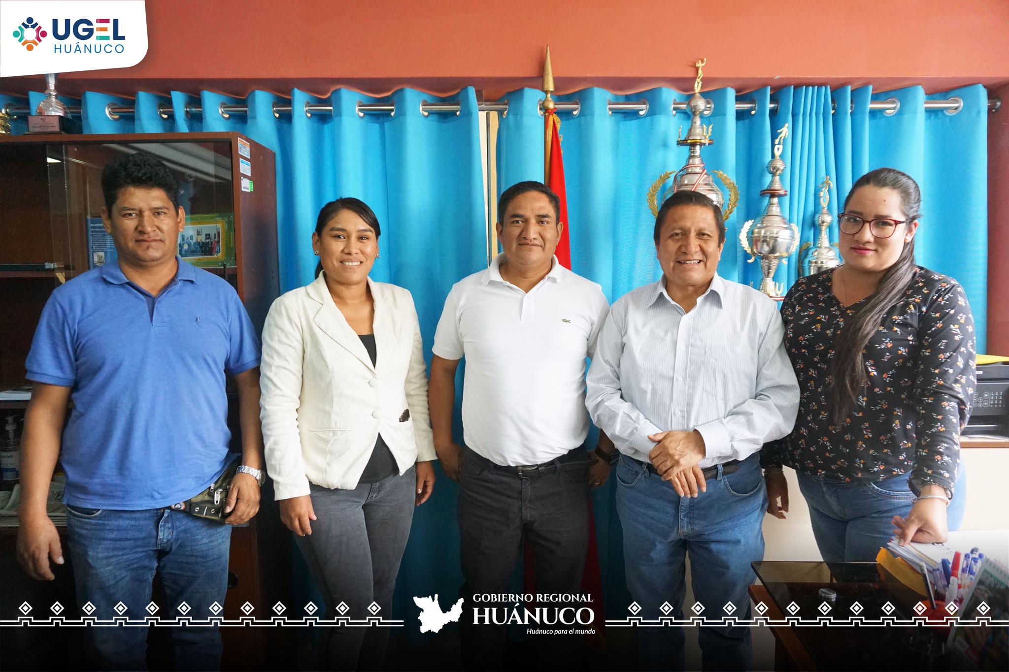 Fue para ultimar detalles sobre la firma de convenio de contrato de docentes, auxiliares, personal de vigilancia y limpieza, contratados por gestión municipal. 