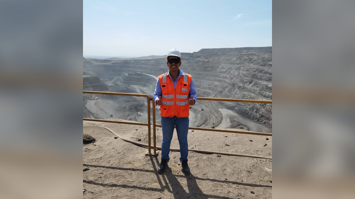 Edwin Barrios, becario ganador de Beca Hijos de Docentes del Pronabec.