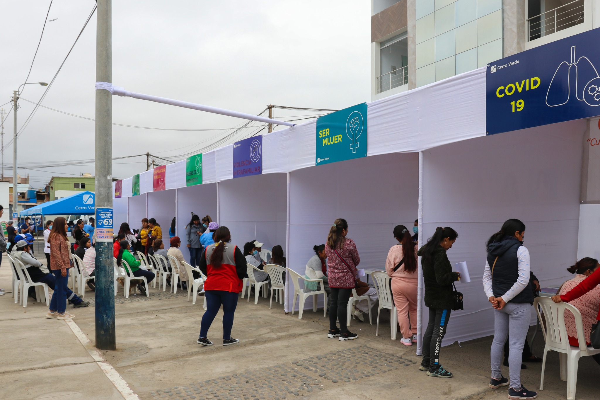 Foto :  Se llevó a cabo la campaña de Salud Integral "Salud es Vida" 