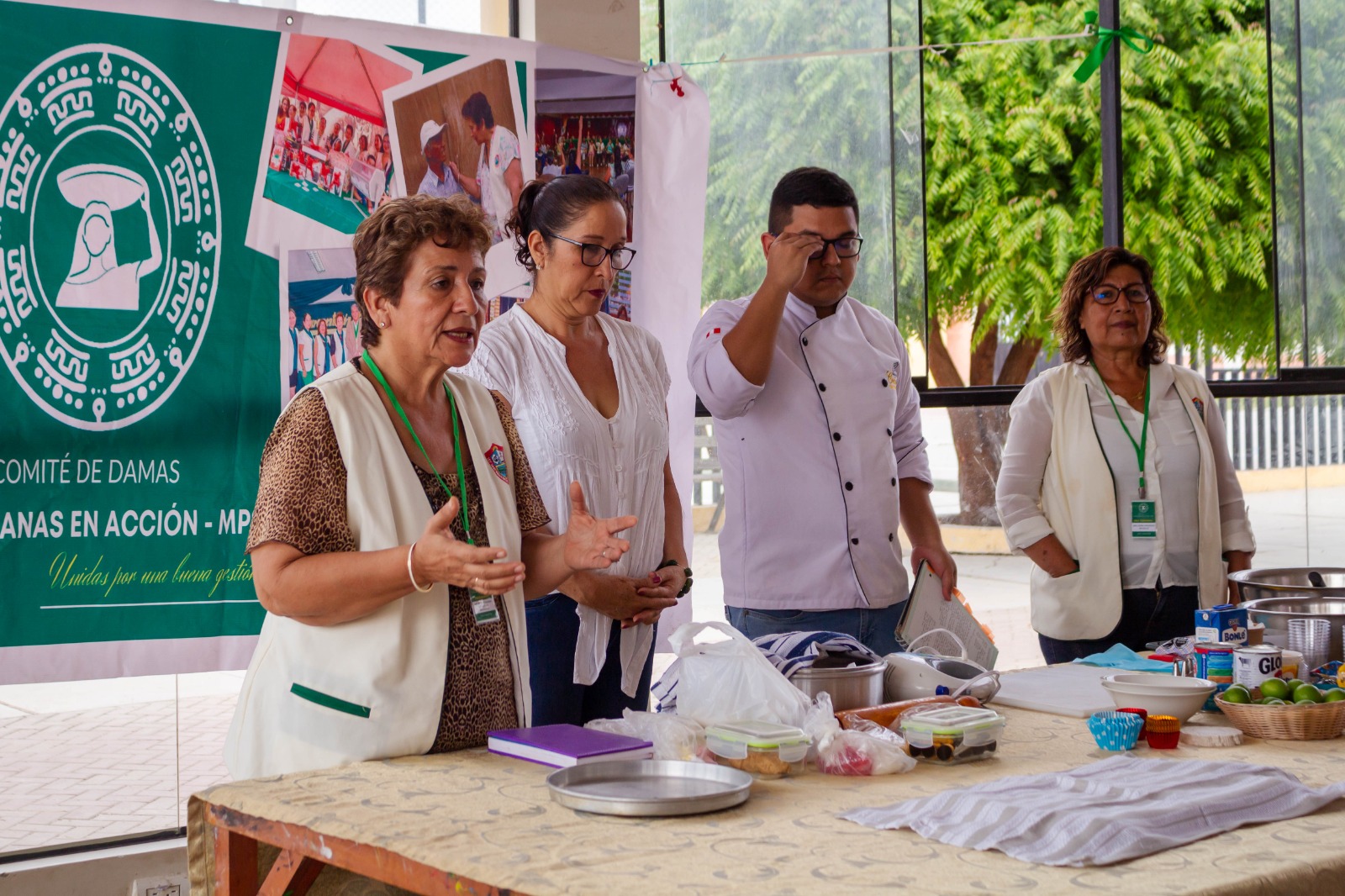 COMITÉ DE DAMAS “CAPULLANAS EN ACCIÓN” REALIZÓ SEGUNDO TALLER DE REPOSTERÍA