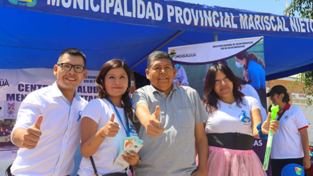 Este sábado 1 de abril se desarrolló la 2da Teaton 2023 MOQUEGUA, por una sociedad más inclusiva en la Plaza de Armas de Moquegua, con el apoyo de la Municipalidad Provincial de Mariscal Nieto hacia la asociación AMAME, que buscó concientizar a la población sobre los trastornos del espectro autista (TEA) y recaudar fondos para la adquisición del Instrumento de referencia para la evaluación y el diagnóstico del trastorno del espectro autista.