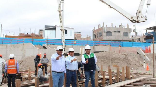 Se realizó el vaciado para almacenamiento de agua de la Plaza Cívica de Chen Chen, dicha acción comprende el proyecto: “Creación de los servicios cívico culturales de la Plaza Cívica del Centro Poblado de Chen Chen”