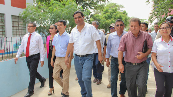 Gore Piura solicita unidad ejecutora para reconstruir colegio San Juan Bautista