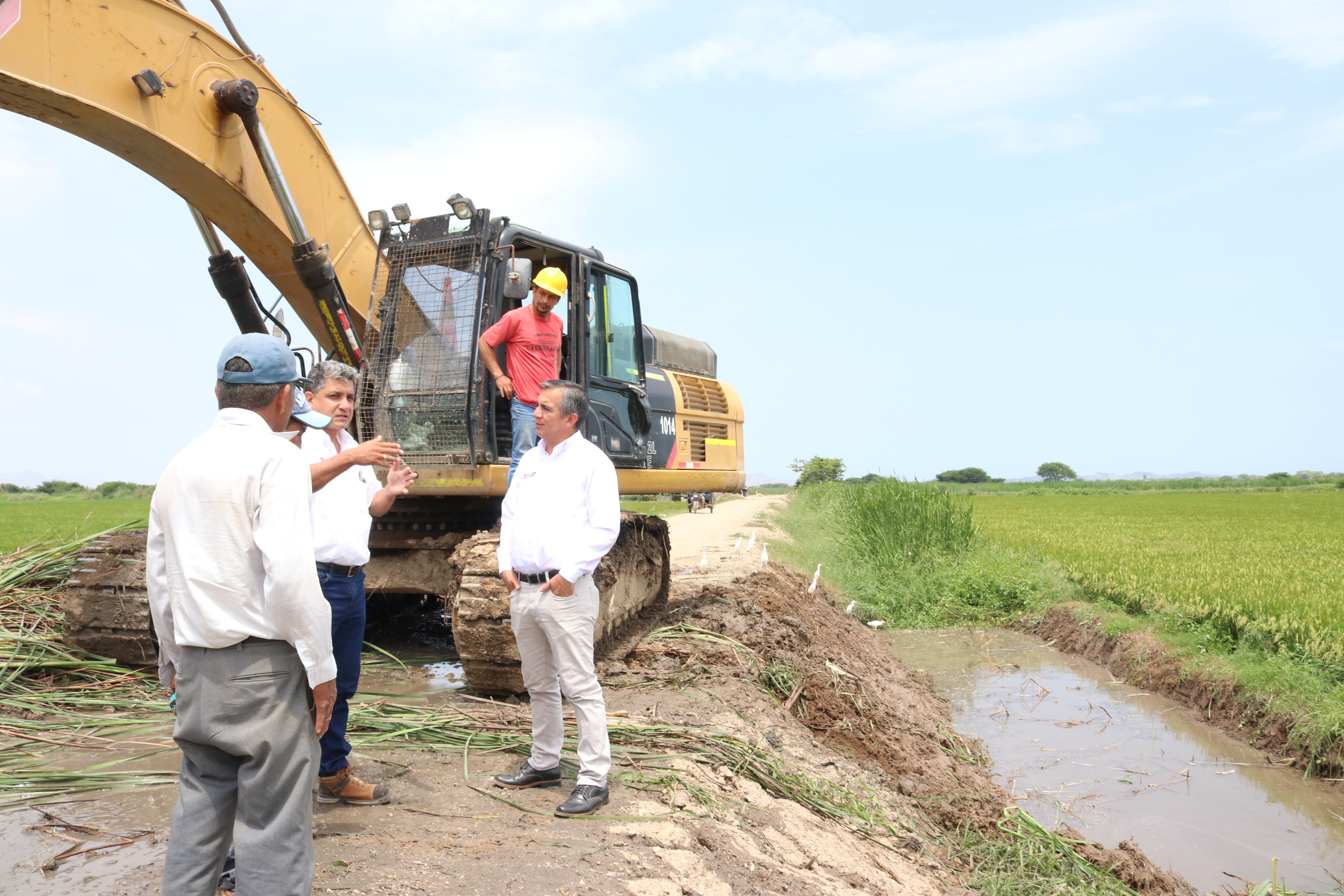 Visita de Viceministro Lagunas