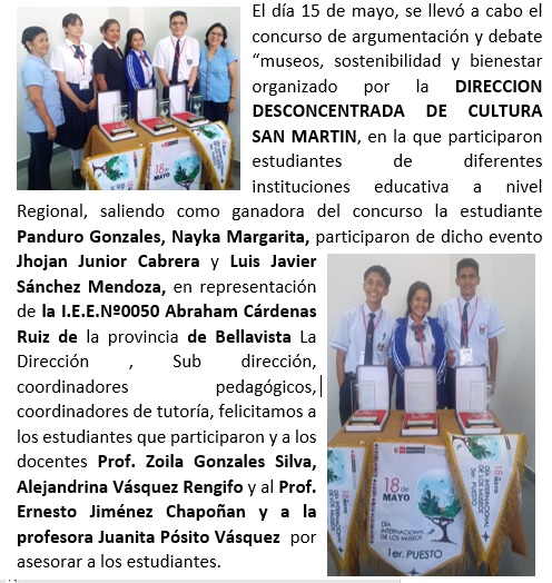 Participación de estudiantes del ACR en reciente evento.