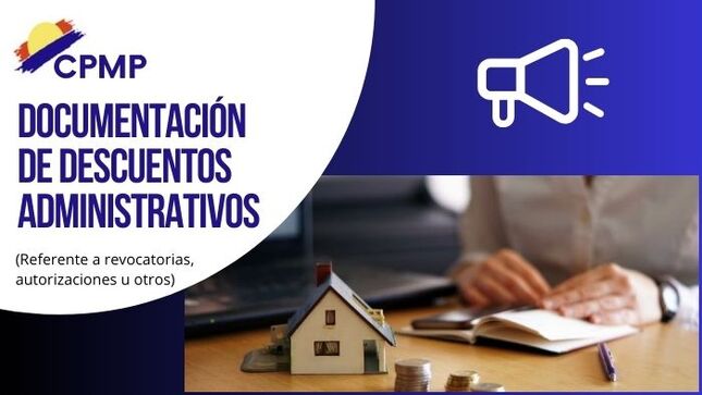Imagen Comunicado Descuentos Administrativos