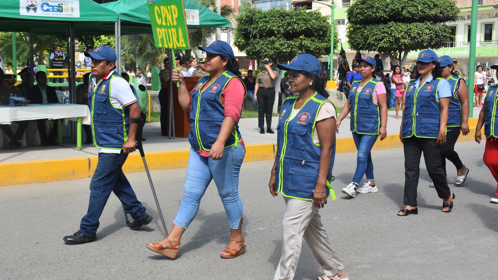 Juramentación a policías escolares de la Región Piura
